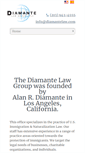 Mobile Screenshot of diamantelaw.com
